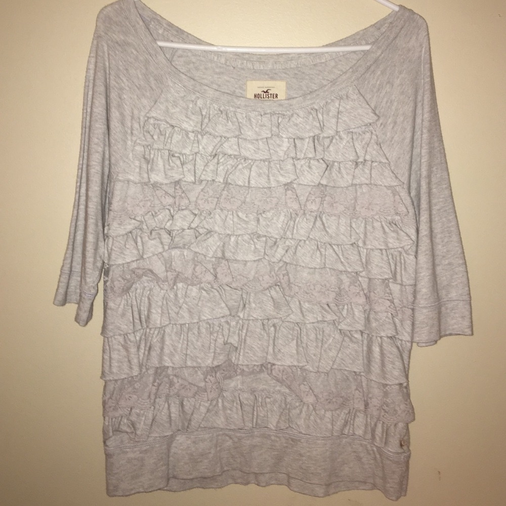 Hollister Ruffle Shirt